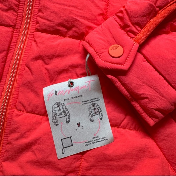 NWT Free People Pippa Packable Puffer Jacket Hot Watermelon FP Movement XS - Picture 7 of 12